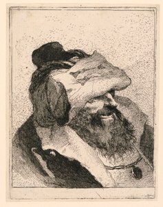 Raccolta di teste door Giovanni Domenico Tiepolo
