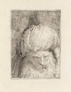 Turk Gezien van de Voorkant, uit de Raccolta di Teste (Collectie van Hoofden)