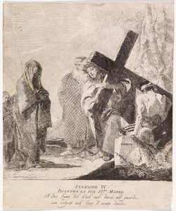 Via crucis - Statie IV. Jezus ontmoet zijn moeder