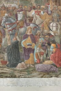 Milaan, Refter van het Cenacolo Vinciano, Donato Montorfano, Kruisiging van Christus door Giovanni Donato Montorfano
