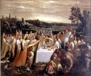 Feest aan de rand van een meer, 1610-12