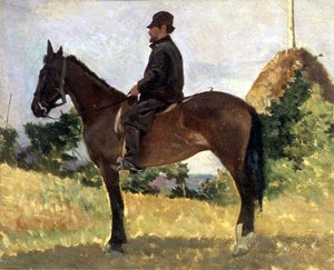 Diego Martelli te paard