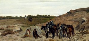 Episode van de campagne tegen banditisme door Giovanni Fattori