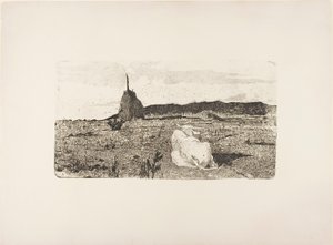 Heilige Koe door Giovanni Fattori