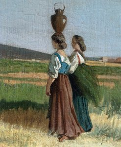 Waterdrager van Livorno door Giovanni Fattori