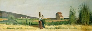 Waterdrager van Livorno door Giovanni Fattori
