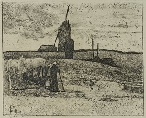 Maremma in Toscane door Giovanni Fattori