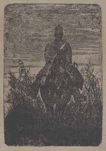 Patrouille door Giovanni Fattori