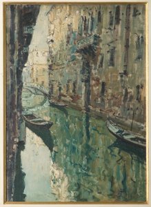 Venetiaans kanaal door Giovanni Forghieri