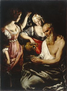Lot en zijn Dochters door Giovanni Francesco Guerrieri