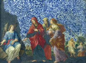 De Heilige Vrouwen bij het Graf door Giovanni Francesco Romanelli