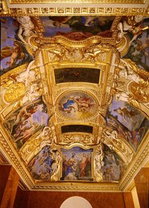 Het plafond van de Salle des Saisons, 1655-58 door Giovanni Francesco Romanelli