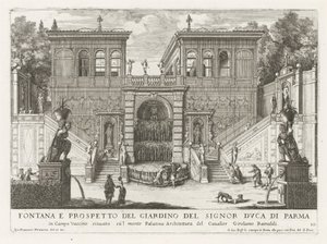 Farnesische Tuinen te Rome door Giovanni Francesco Venturini