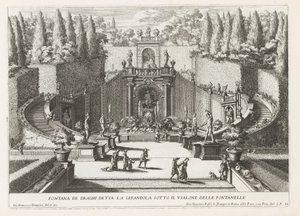 Fontana dei Draghi in de tuinen van de Villa d