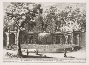 De fonteinen van Rome, Boek IV, plaat 7: Fontein van de Tiburtijnse Sibylle