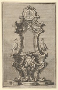 Ontwerp voor een Klok, uit Disegni Diversi, 1714 of 1750