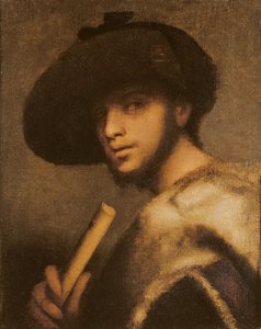 Een pijper door Giovanni Girolamo Savoldo