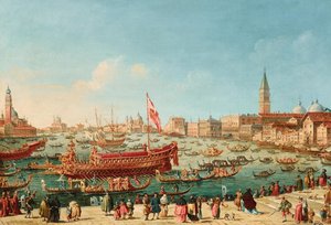 De Doge op de Bucintoro bij de Riva di Sant