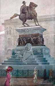 Milaan: Monument voor Vittorio Emanuele II