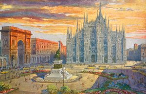 Milaan: Piazza del Duomo
