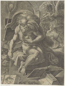 Diogenes door Giovanni Jacopo Caraglio (attributed to)