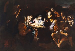 De aanbidding van de herders (De Nacht)