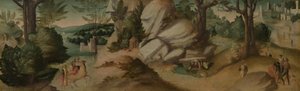 Scènes uit een legende, waarschijnlijk ca. 1515-1520 (olieverf op doek)