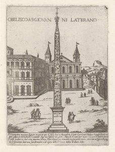 Lateraanse Obelisk achter de Sint-Jan van Lateranen te Rome