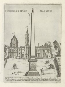 Obelisk voor de Santa Maria Maggiore door Giovanni Maggi