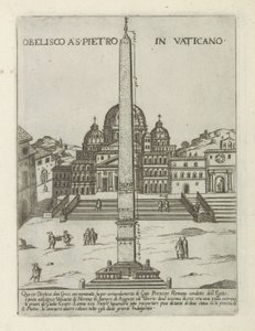 Vaticaanse Obelisk door Giovanni Maggi