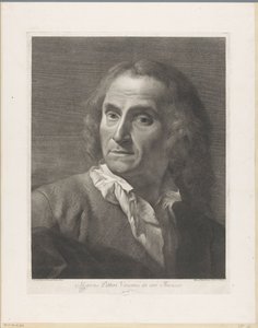 Portret van prentmaker Giovanni Marco Pitteri door Giovanni Marco Pitteri