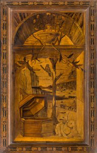 Lignaean Canonical Koor, Ingelegd door Giovanni Maria Platina 1484, Bovenste Zitplaats door Giovanni Maria Platina