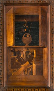 Lignaean Canonical Choir, Ingelegd door Giovanni Maria Platina 1484, Bovenste koorbank door Giovanni Maria Platina