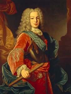 Portret van Filips V van Spanje door Giovanni Maria delle called Mulinaretto Piane