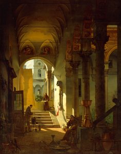 De Apotheker van een Klooster door Giovanni Migliara