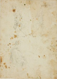 Studies van mannelijke figuren door Giovanni Paolo Panini