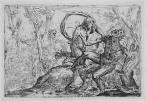 Het villen van Marsyas, midden 17e eeuw