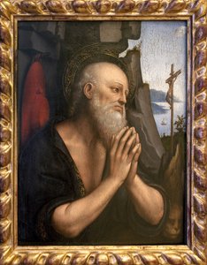 Boetvaardige Sint Hiëronymus door Giovanni Pietro Rizzoli Giampietrino