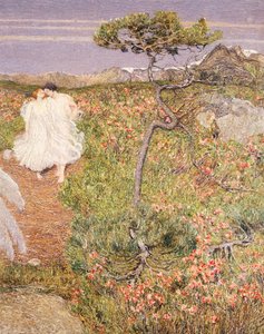 Italië, Liefde bij de Fontein van het Leven door Giovanni Segantini