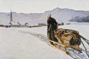 Terugkeer Uit Het Bos door Giovanni Segantini