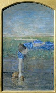 Vrouwen bij rivier