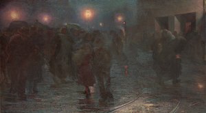 December: De Dageraad van de Arbeiders, 1897 door Giovanni Sottocornola