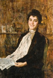 Portret van zijn vrouw Luisa