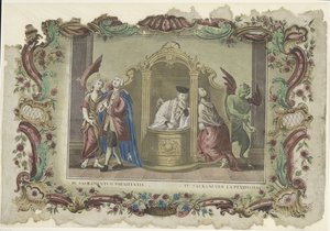 Het sacrament van de biecht door Giovanni Volpato