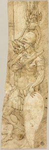 Drie Romeinse soldaten door Giovanni da Bologna