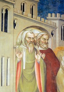Figuren van mannen, detail door Giovanni da Milano