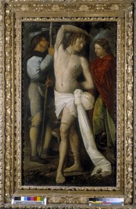 Sint Rochus, Sint Sebastiaan en Sint Margarita door Giovanni de Busi Cariani