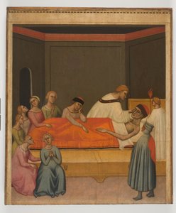 Laatste sacrament, c.1360 door Giovanni del Biondo dal Casentino