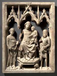 Madonna en Kind met Heiligen Catharina en Johannes de Doper, c. 1340-1350