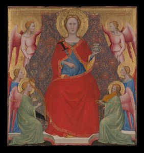 Sint Lucia op de troon door Giovanni di Bartolomeo Cristiani